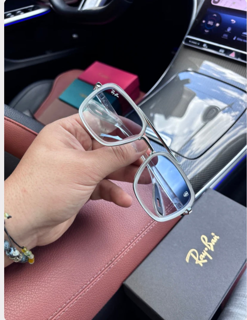 RAYBAN ÜSTÜ ÇITALI ŞEFAF MAVİ CAM PREMİUM