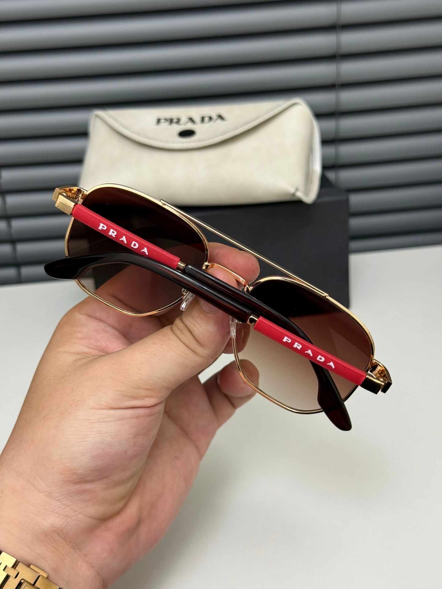 PRADA PREMİUM KAHVE CAM