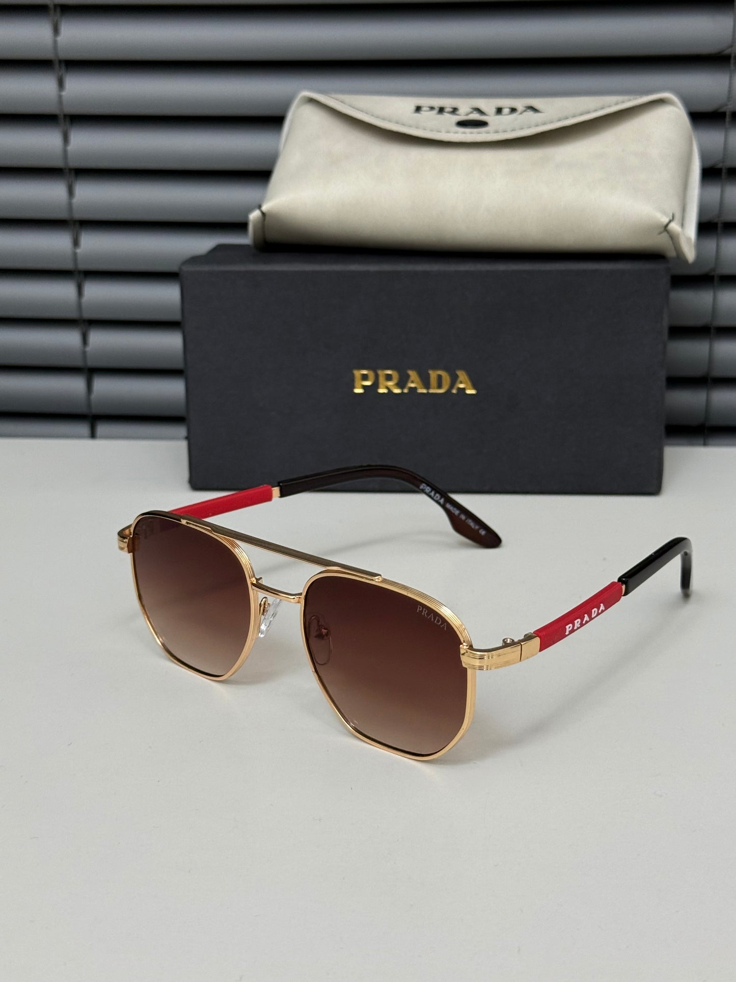 PRADA PREMİUM KAHVE CAM