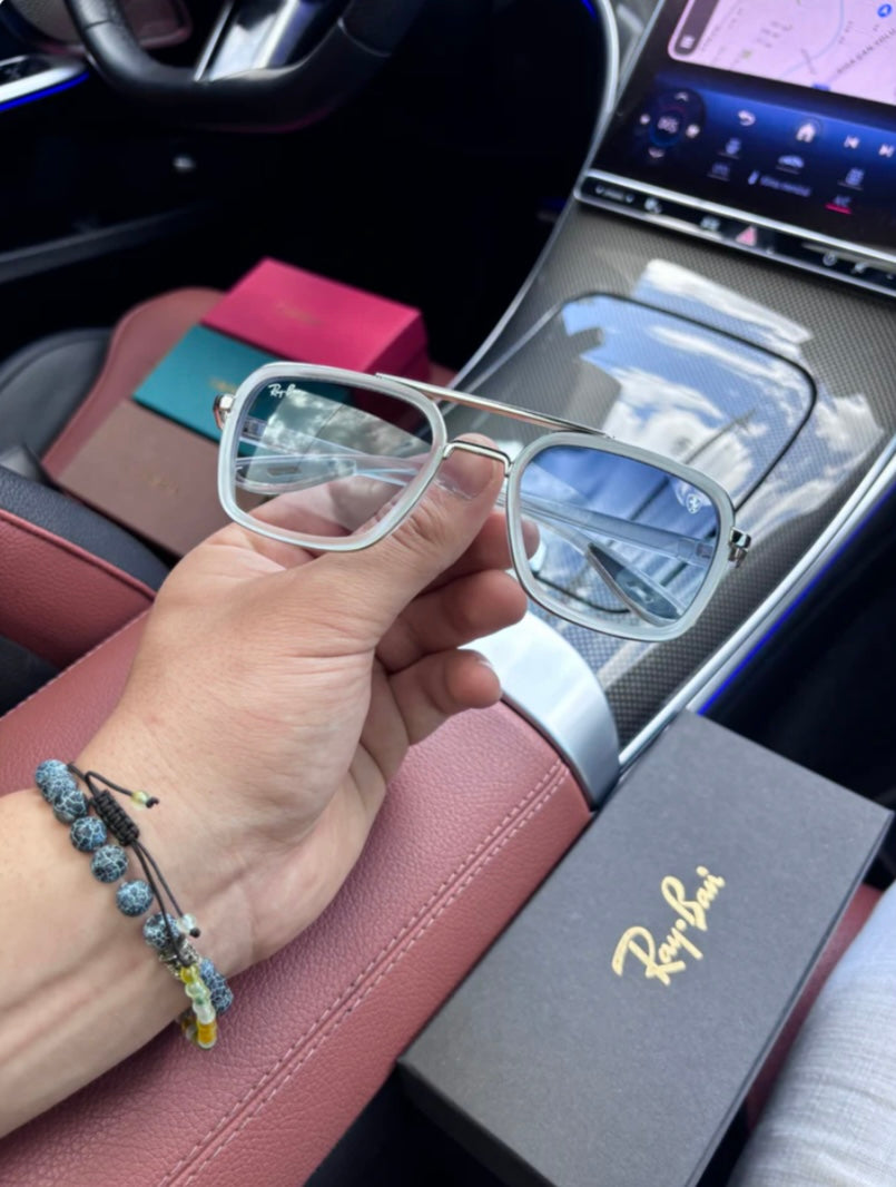 RAYBAN ÜSTÜ ÇITALI ŞEFAF MAVİ CAM PREMİUM