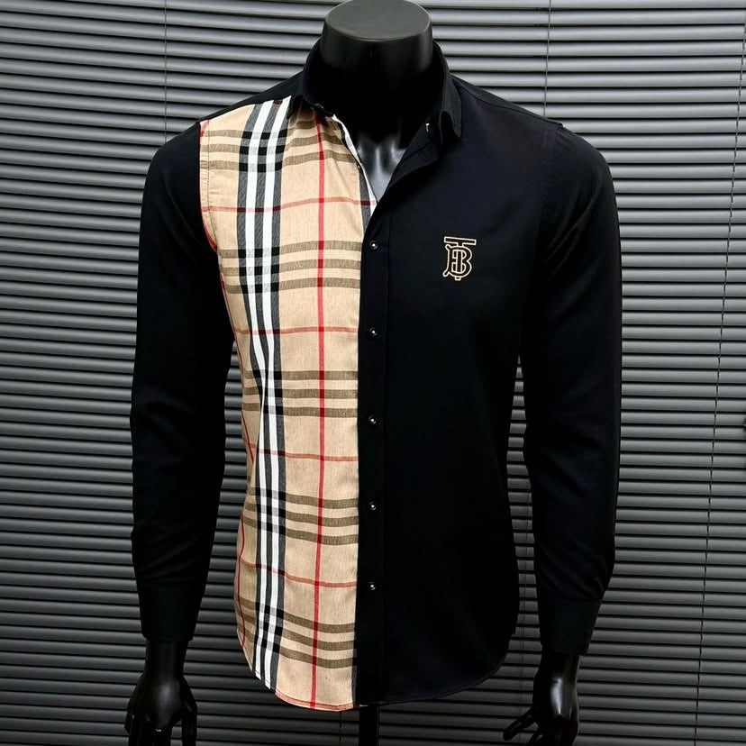 BURBERRY SİYAH GÖMLEK B-01